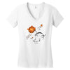 space bait Women's V-Neck T-Shirt