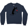 cat and wine Crewneck Sweatshirt