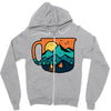 coffee and adventure Zipper Hoodie