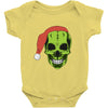 santa clous skeleton Baby Bodysuit