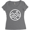 mountain bold (for dark) Women's Triblend Scoop T-shirt