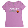 elon musk occupy mars Women's Triblend Scoop T-shirt
