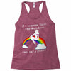 ls mug eat rainbow eat les Racerback Tank