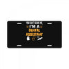 dental assistant halloween License Plate