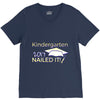 kindergarten 2017 nailed it graduation V-Neck Tee