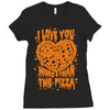 pizza! Ladies Fitted T-Shirt