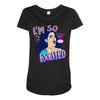 i'm soo excited Maternity Scoop Neck T-shirt