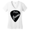 pick jesus bible Women's V-Neck T-Shirt
