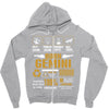 Born Gemini  Multitasking Problem Solving Tees Zipper Hoodie