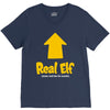 real elf V-Neck Tee