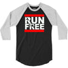 free running parkour run free 3/4 Sleeve Shirt