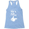 he's mine she's mine Racerback Tank