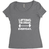 lifting the dream everyday Women's Triblend Scoop T-shirt