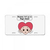 Mommy, Let's Go to Yoga Class! License Plate