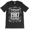 vintage made in 1987 perfectly aged a living legend T-Shirt