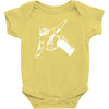 snowboarder freestyle piste snowboarden sport Baby Onesie