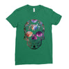 Colorful Skull Ladies Fitted T-Shirt