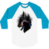 Mononoke Hime Siluet 3/4 Sleeve Shirt