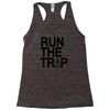 run the trap mens trap music t shirt dope swag hipster flosstradamus t Racerback Tank