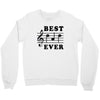 Best Dad Ever Funny Music Note Crewneck Sweatshirt