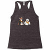 the owl and the weasel Racerback Tank
