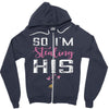 I Stole His Heart Zipper Hoodie