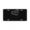 rude hands, ideal gift or birthday present. License Plate