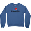 I Love Acupuncture Crewneck Sweatshirt