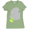fart ghost Ladies Fitted T-Shirt