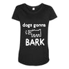 the janoskians dogs gonna bark Maternity Scoop Neck T-shirt
