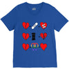 ls lesbian full heart V-Neck Tee