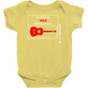 anti war guitar folk music writers Baby Onesie