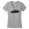 mercedes w201 Women's V-Neck T-Shirt