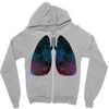 Lungs Zipper Hoodie