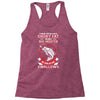 Funny fishing Racerback Tank