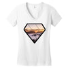 Nature Diamond Women's V-Neck T-Shirt