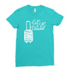 for travel enthusiasts! Ladies Fitted T-Shirt
