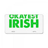 world's okayest irish License Plate