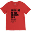 Winning Never Grows Old V-Neck Tee