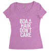boat hair don't care Women's Triblend Scoop T-shirt