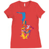 sax addict saxophone Ladies Fitted T-Shirt