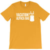 vacation alpaca bag animal humor funny T-Shirt