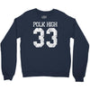 polk high Crewneck Sweatshirt