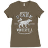 house stark winterfell Ladies Fitted T-Shirt