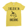 i believe in unicorns Ladies Fitted T-Shirt