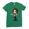 i know Ladies Fitted T-Shirt
