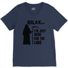 i'm just here for the cake V-Neck Tee
