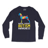 boxers support autism awareness Long Sleeve Shirts