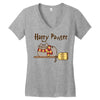 Pusheen the Cat Harry Potter Women's V-Neck T-Shirt