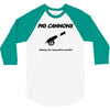 pig cannons making the impossible possible 3/4 Sleeve Shirt